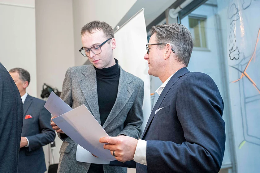 Verleihung des Karl-Nix-Preises an Marlon-Karl Tiarks